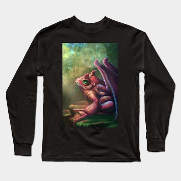 All hail the Dragon Toad Long Sleeve T-Shirt by Robtorresart